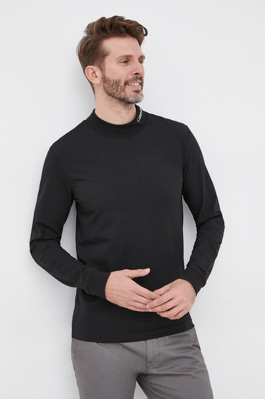 μαύρο Longsleeve Calvin Klein Ανδρικά