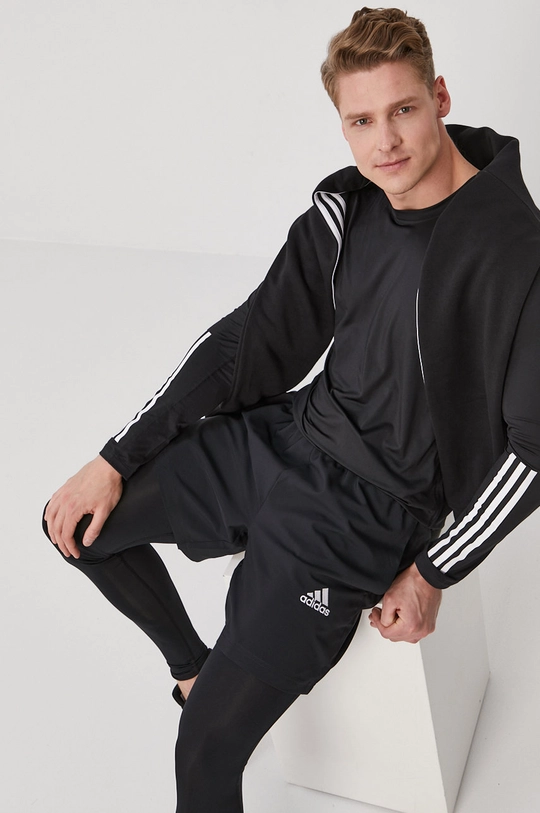 Tričko s dlhým rukávom adidas Performance GL0459 čierna