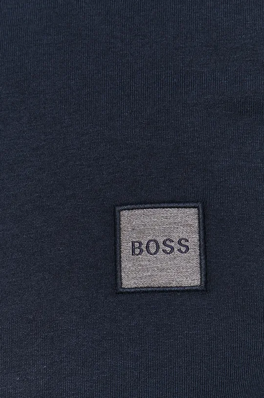 Bavlnené tričko s dlhým rukávom Boss Pánsky