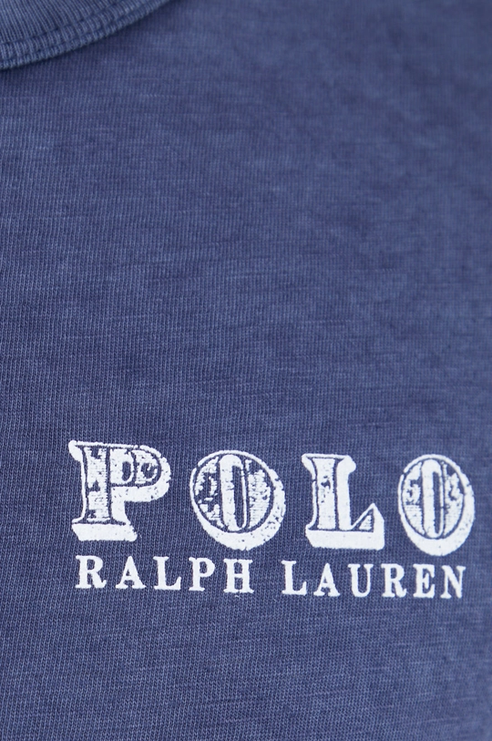 mornarsko plava Pamučna majica dugih rukava Polo Ralph Lauren