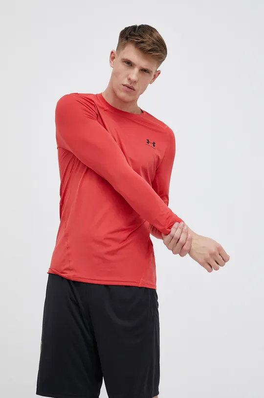 červená Tréningové tričko s dlhým rukávom Under Armour