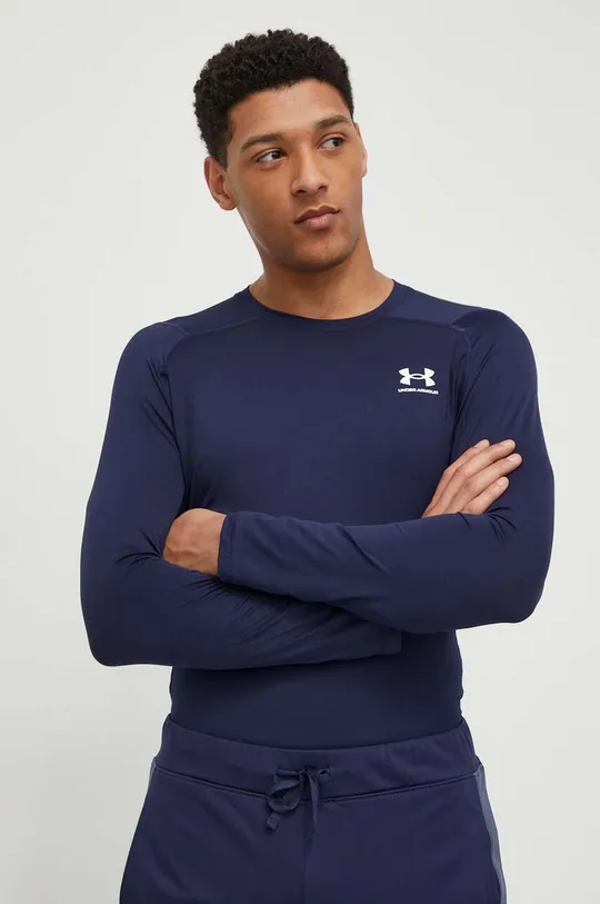 σκούρο μπλε Μακρυμάνικο προπόνησης Under Armour Ανδρικά