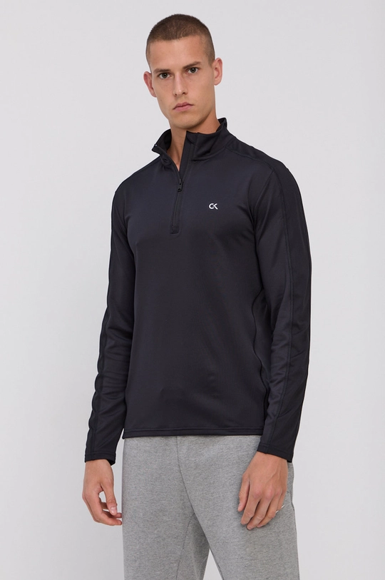 μαύρο Longsleeve Calvin Klein Performance Ανδρικά