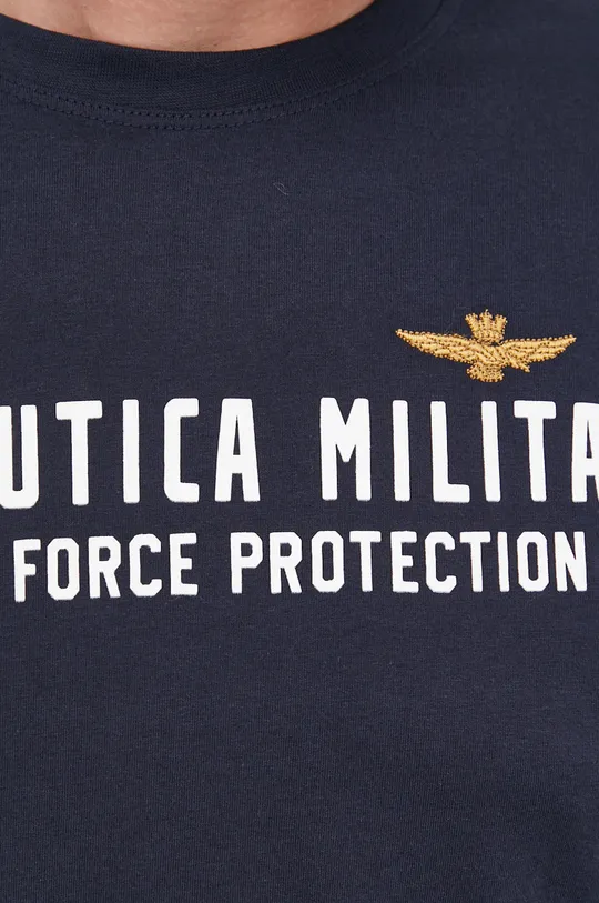 Βαμβακερό πουκάμισο με μακριά μανίκια Aeronautica Militare Ανδρικά