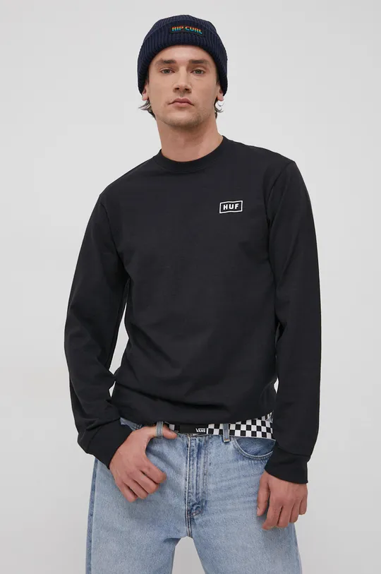 HUF Longsleeve bawełniany 100 % Bawełna