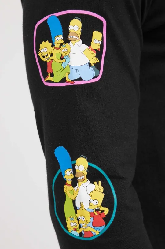 Bavlnené tričko s dlhým rukávom Billabong Simpsons Pánsky