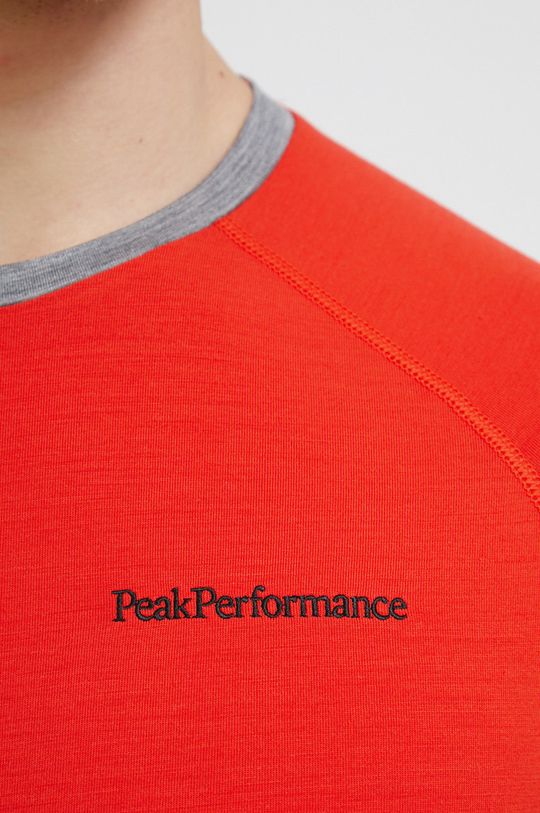 κόκκινο Πουκάμισο μακρυμάνικο μάλλινο Peak Performance