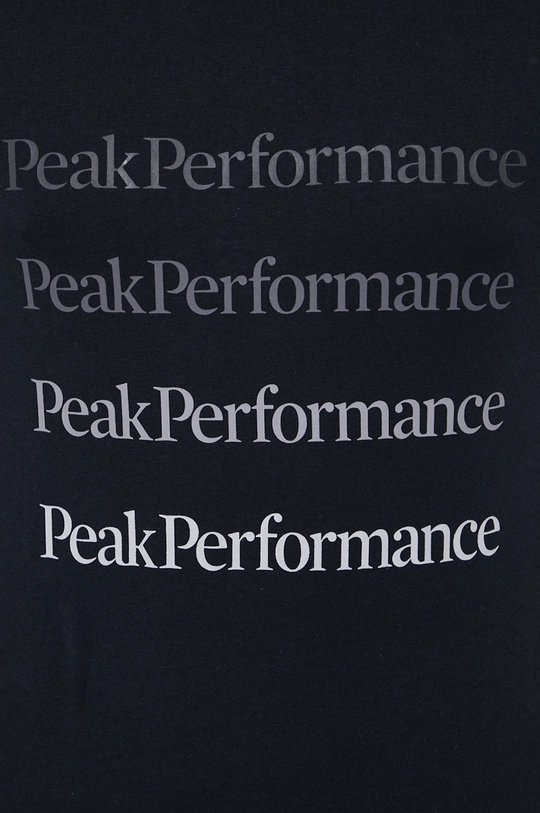 Bavlnené tričko s dlhým rukávom Peak Performance Pánsky