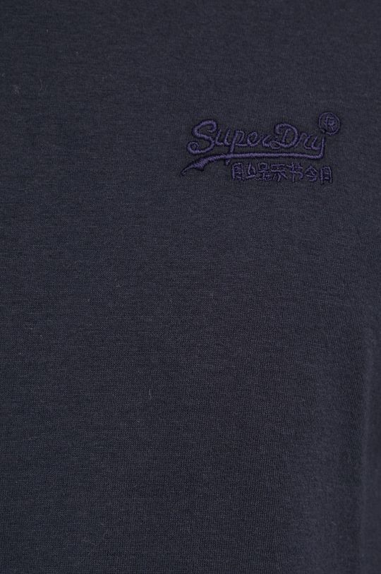 Bavlněné tričko s dlouhým rukávem Superdry Pánský