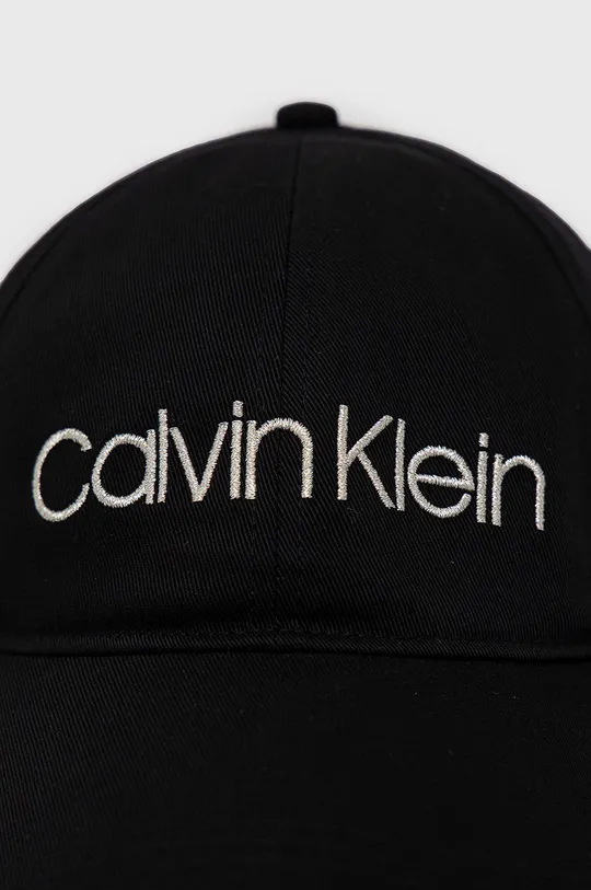 Καπέλο με γείσο Calvin Klein μαύρο
