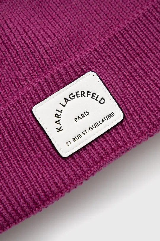 Čiapka Karl Lagerfeld  100% Vlna