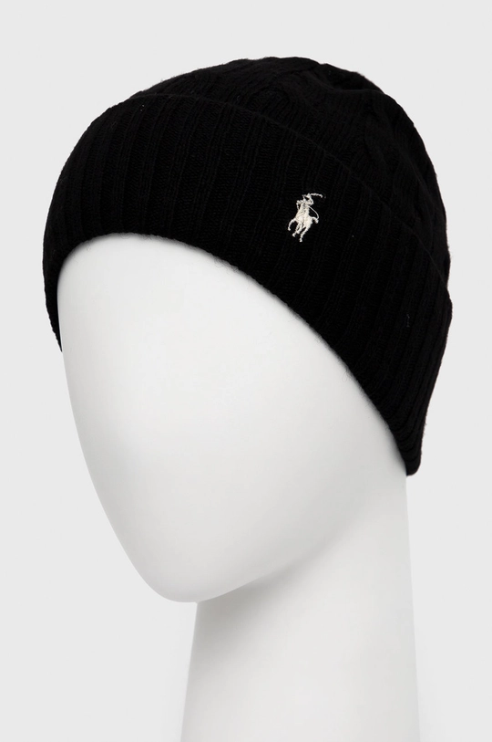 Polo Ralph Lauren Czapka wełniana 455858396001 czarny