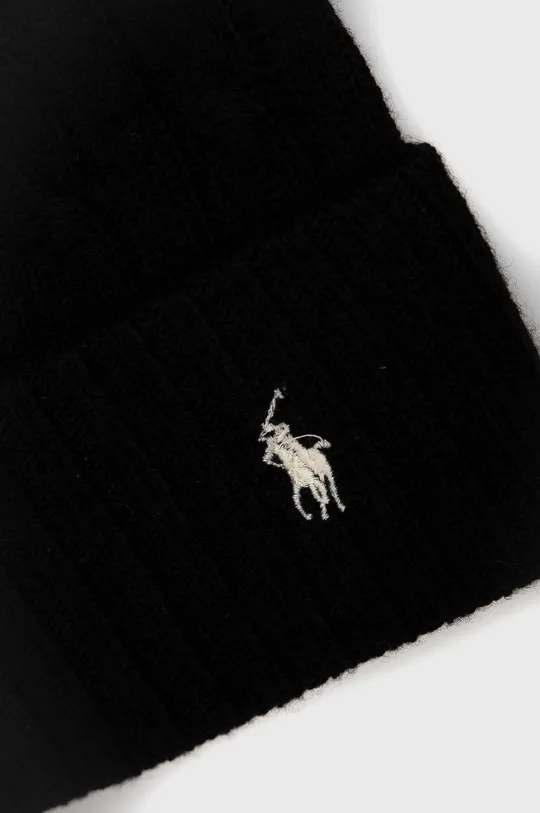 Шерстяная шапка Polo Ralph Lauren  10% Кашемир, 90% Шерсть