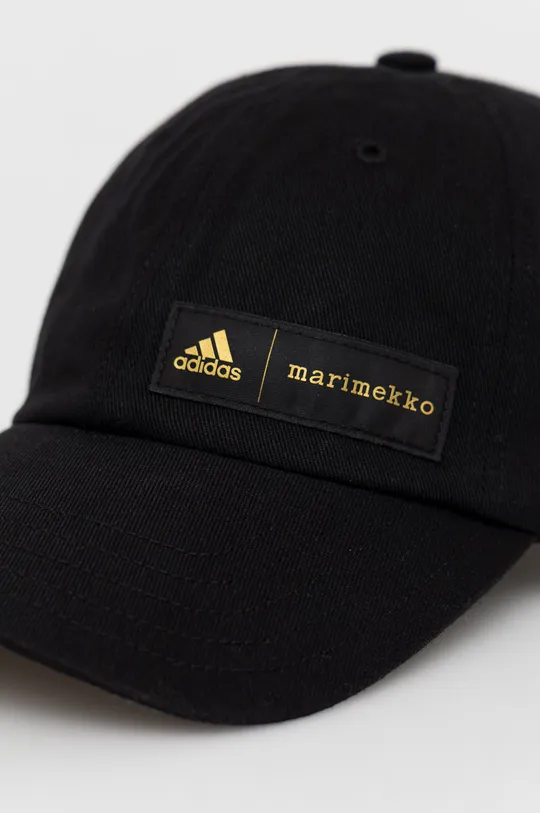 Pamučna kapa adidas Performance x Marimekko crna