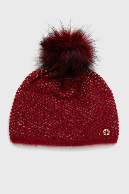 rosso Granadilla berretto in misto lana Donna