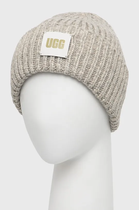 UGG wool blend beanie gray