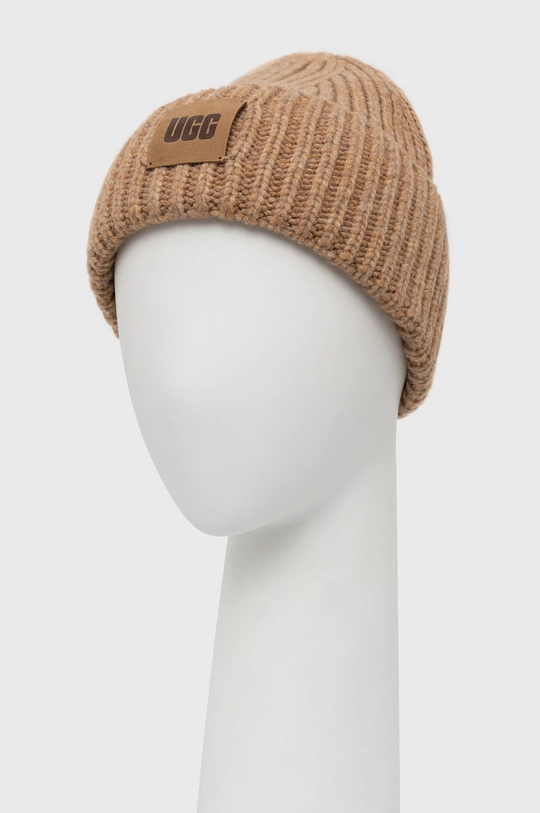 UGG wool blend beanie brown