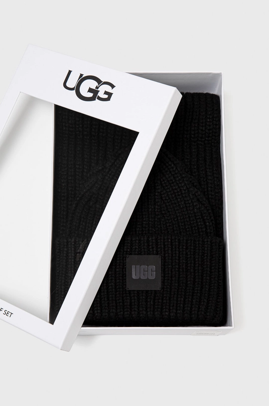 UGG wool blend beanie and scarf