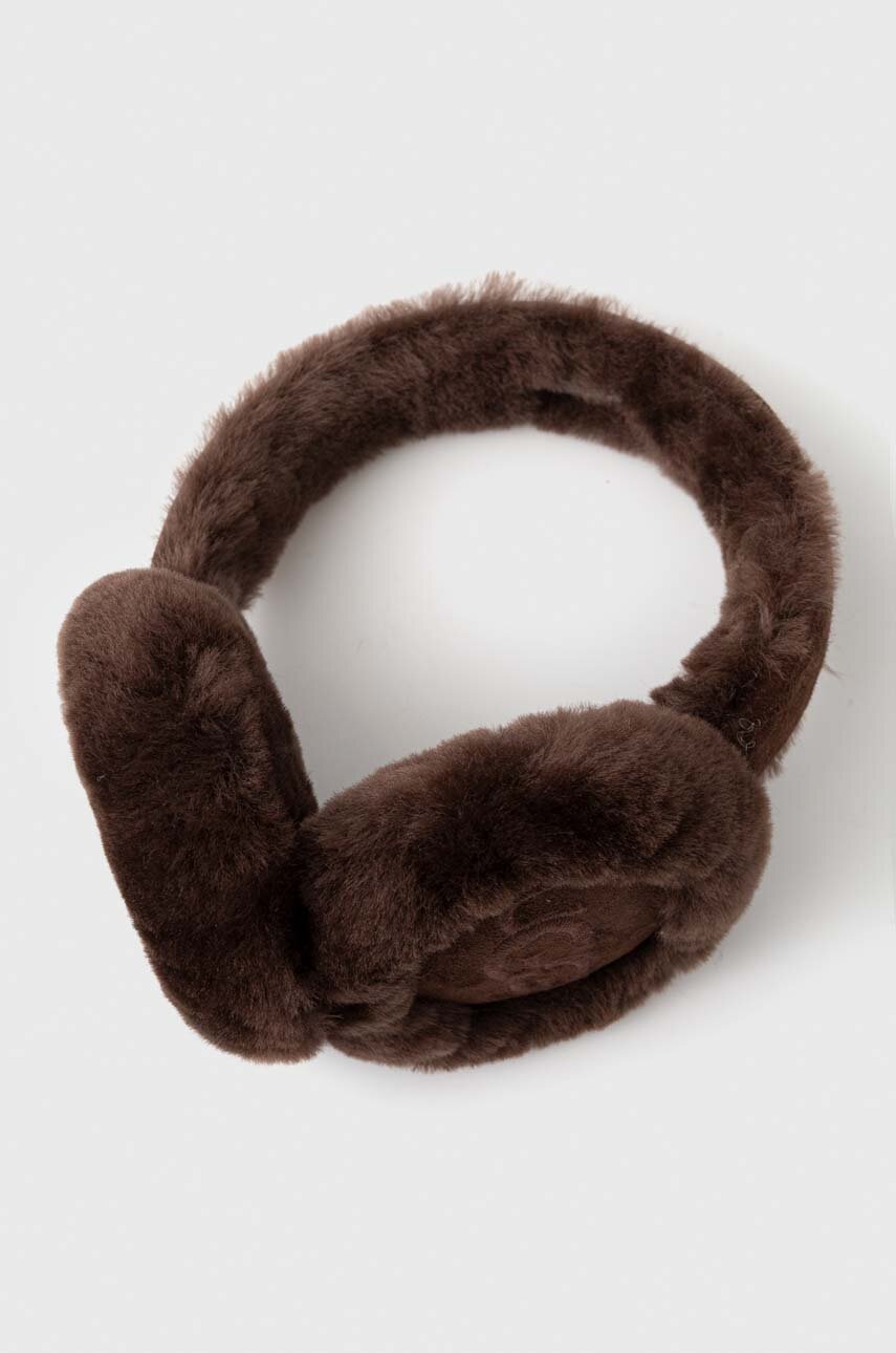 UGG wool earmuffs brown color buy on PRM