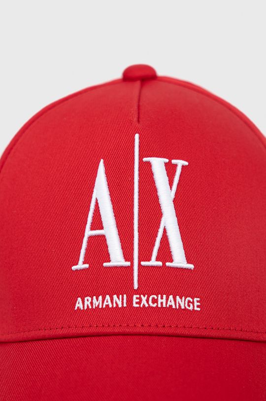 Čepice Armani Exchange červená