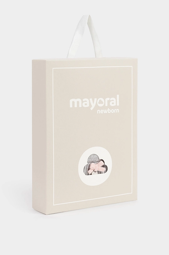 Detská čiapka a rukavice Mayoral Newborn  28% Akryl, 67% Bavlna, 5% Polyester