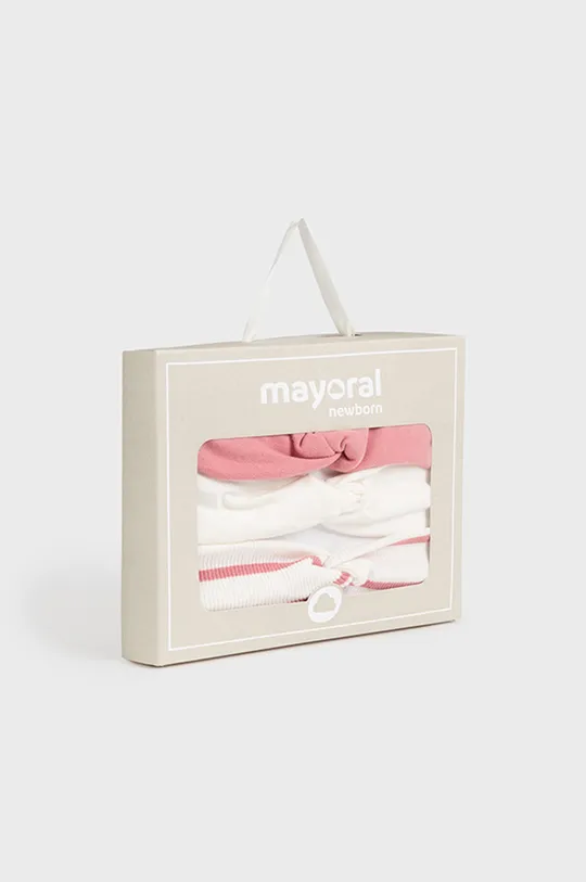 Mayoral Newborn Opaska dziecięca (3-Pack) różowy