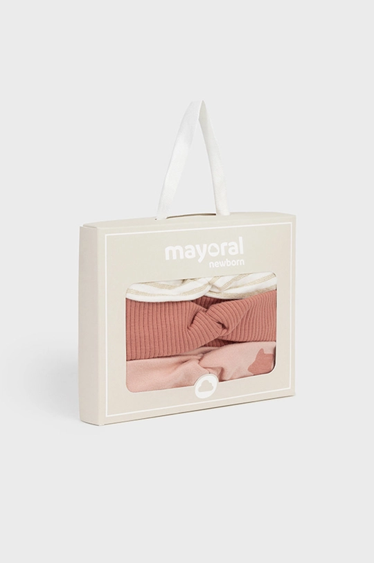 Mayoral Newborn Opaska dziecięca (3-Pack) Materiał 1: 100 % Bawełna, Materiał 2: 95 % Bawełna, 5 % Elastan, Materiał 3: 90 % Bawełna, 4 % Elastan, 3 % Poliamid, 3 % Poliester