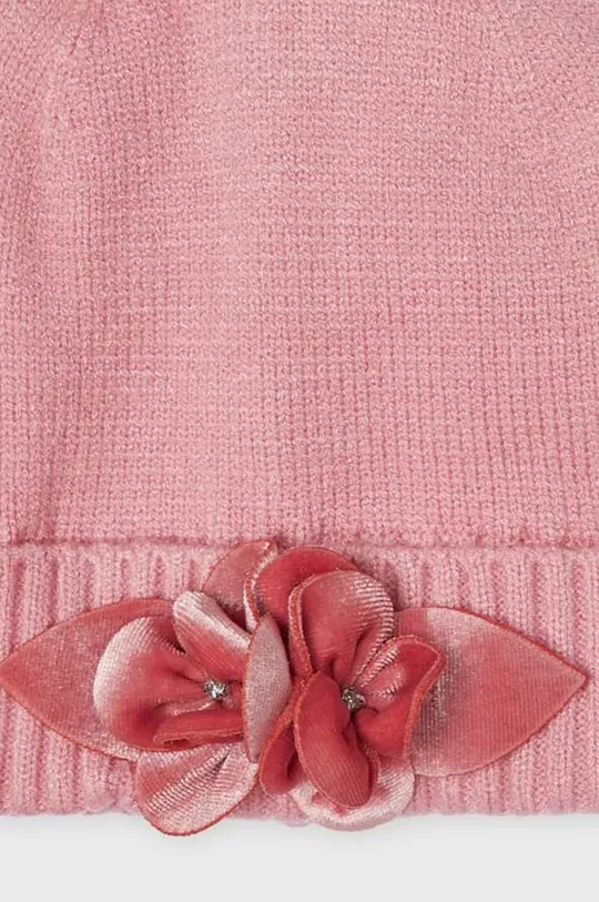 Дитячі шапка, шарф і рукавички Mayoral рожевий
