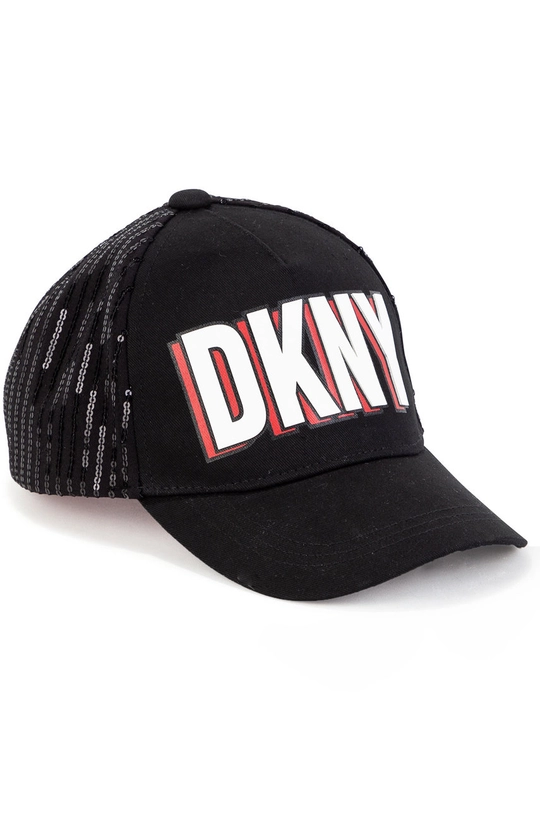 czarny Dkny Czapka dziecięca D31280. Dziewczęcy