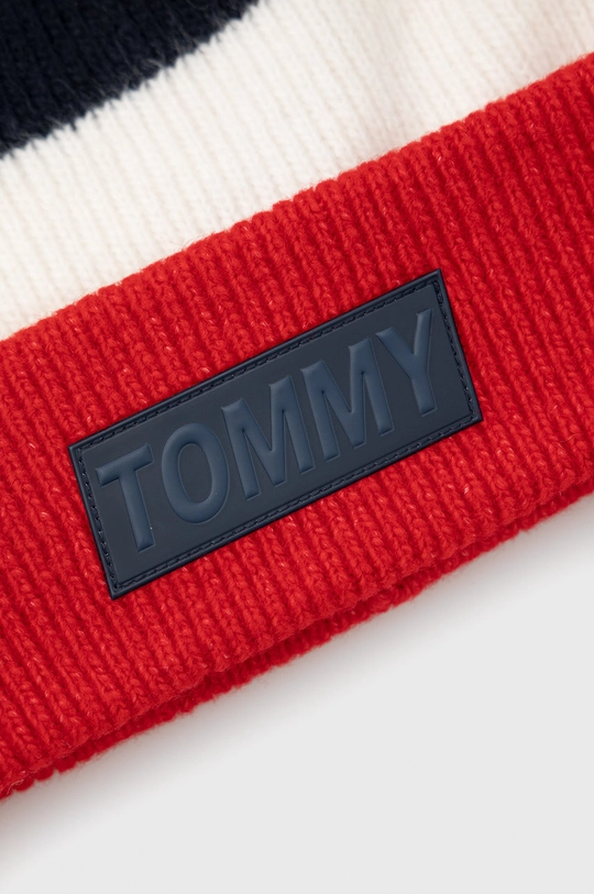 Dječja kapa s dodatkom vune Tommy Hilfiger  63% Akril, 32% Poliamid, 5% Vuna