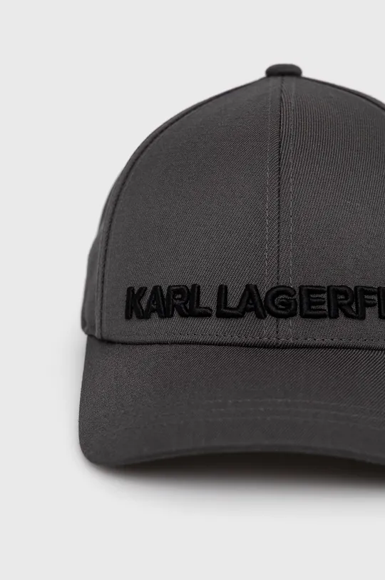 Καπέλο από μείγμα μαλλιού Karl Lagerfeld  Φόδρα: 100% Βαμβάκι Κύριο υλικό: 2% Σπαντέξ, 83% Πολυακρυλ, 15% Μαλλί