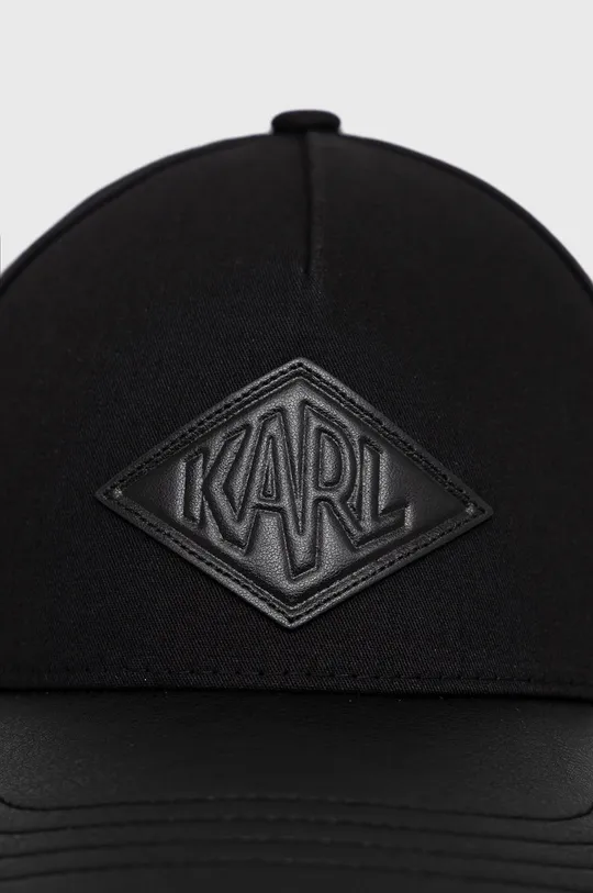 Karl Lagerfeld Czapka 512123.805625 Podszewka: 100 % Bawełna, Materiał 1: 60 % Bawełna, 40 % Poliester, Materiał 2: 100 % Poliuretan