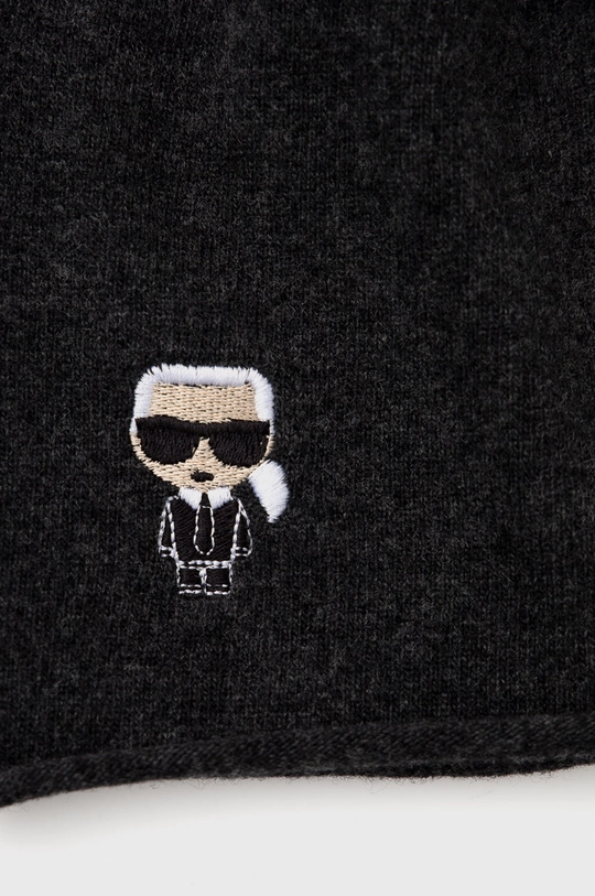 Čiapka Karl Lagerfeld  10% Kašmír, 90% Vlna