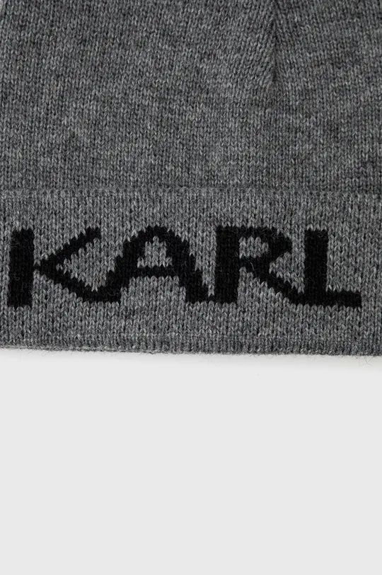 Σκούφος Karl Lagerfeld  74% Ακρυλικό, 12% Μαλλί, 9% Βισκόζη, 5% Αιγοκάμηλος