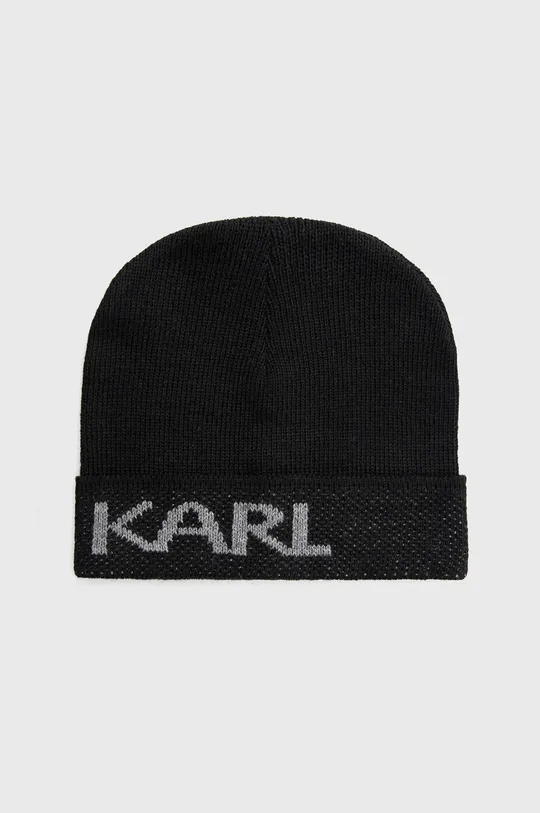 Σκούφος Karl Lagerfeld λεπτή μαύρο 512322.805601