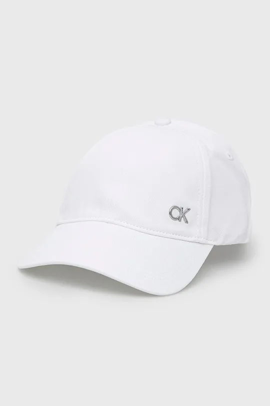 bijela Kapa sa šiltom Calvin Klein Muški
