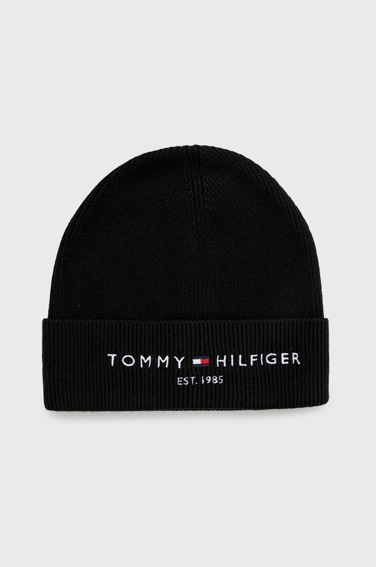 čierna Čiapka Tommy Hilfiger Pánsky