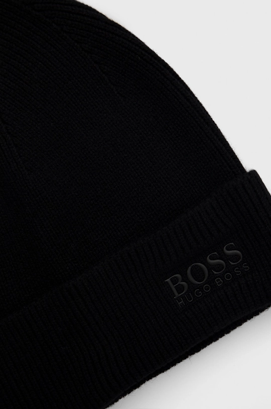 Шапка с примесью шерсти Boss  60% Хлопок, 30% Полиамид, 10% Шерсть