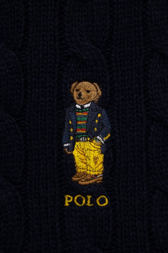 тёмно-синий Шапка и шарф с примесью шерсти Polo Ralph Lauren