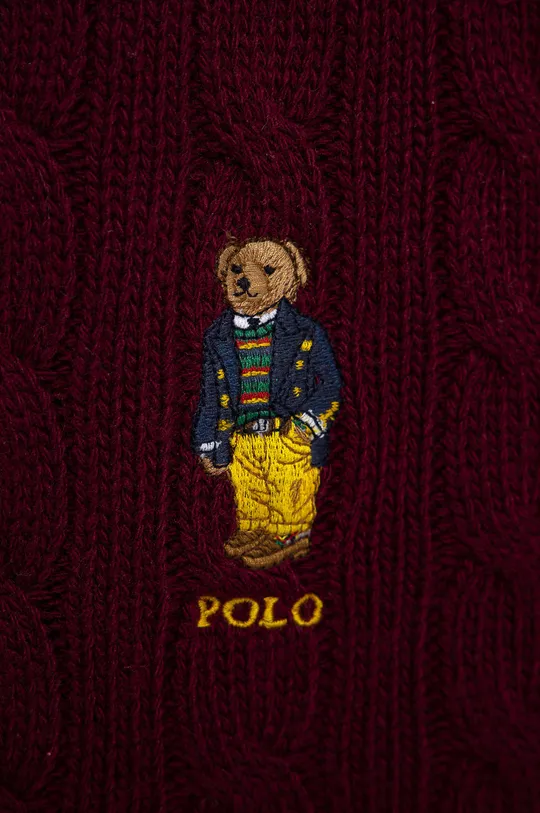 Шапка та шарф з домішкою вовни Polo Ralph Lauren Чоловічий