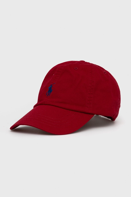 bordowy Polo Ralph Lauren Czapka 710667709062 Męski