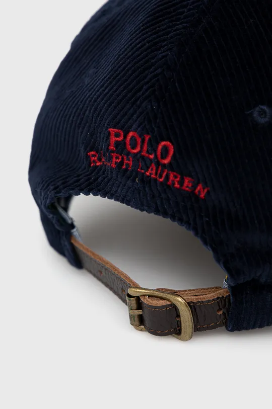 Manšestrová čiapka Polo Ralph Lauren  1. látka: 99% Bavlna, 1% Elastan 2. látka: 100% Bavlna
