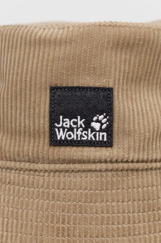 Вельветовий капелюх Jack Wolfskin бежевий