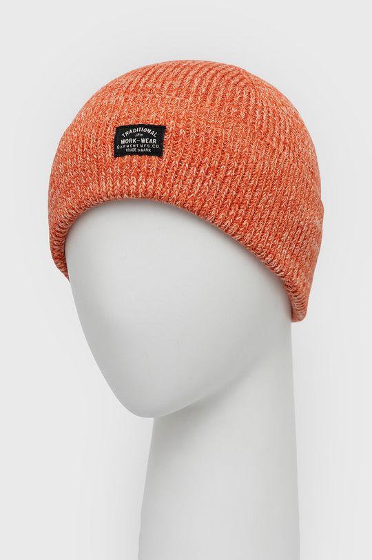 Bavlnená čiapka Superdry oranžová