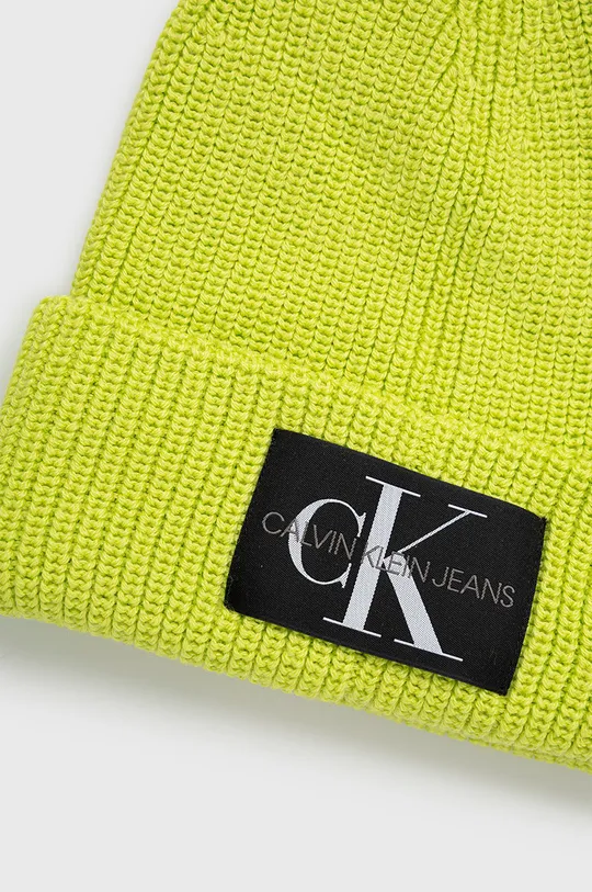 Calvin Klein Jeans czapka wełniana Podszewka: 100 % Bawełna, Materiał zasadniczy: 50 % Akryl, 50 % Wełna