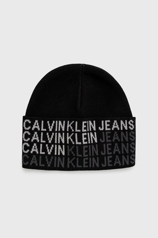 czarny Calvin Klein Jeans Czapka Męski