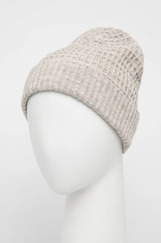 Sisley berretto in misto lana grigio
