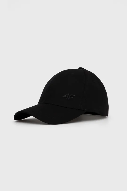 μαύρο Βαμβακερό καπέλο 4F Ανδρικά