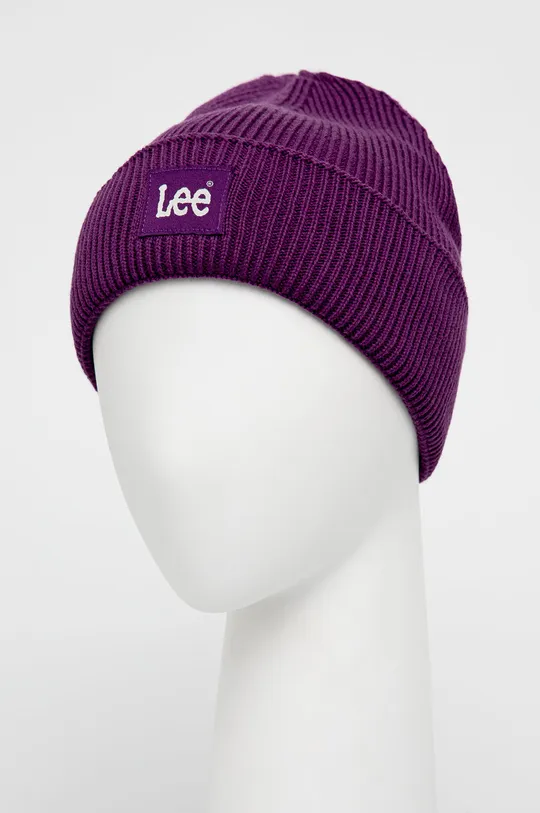 Kapa s dodatkom vune Lee ljubičasta
