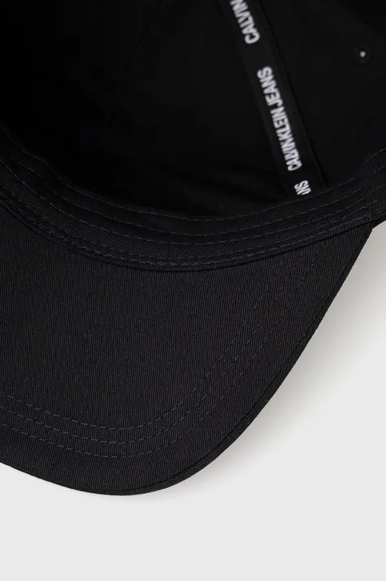μαύρο Βαμβακερό καπέλο Calvin Klein Jeans